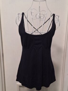 Bra Tops Black Women's Top With Built In Bra Medium
